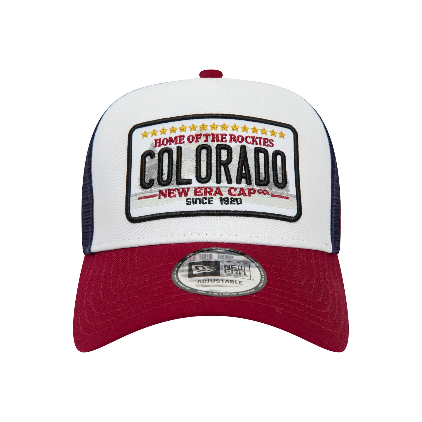 New Era License Plate Trucker Cap Adjustable Colorado