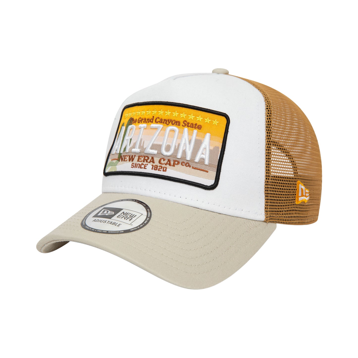 New Era License Plate Trucker Cap Adjustable Arizona