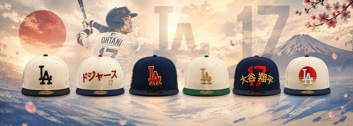 Ohtani LA Dodgers Custom New Era 59FIFTY Caps Banner