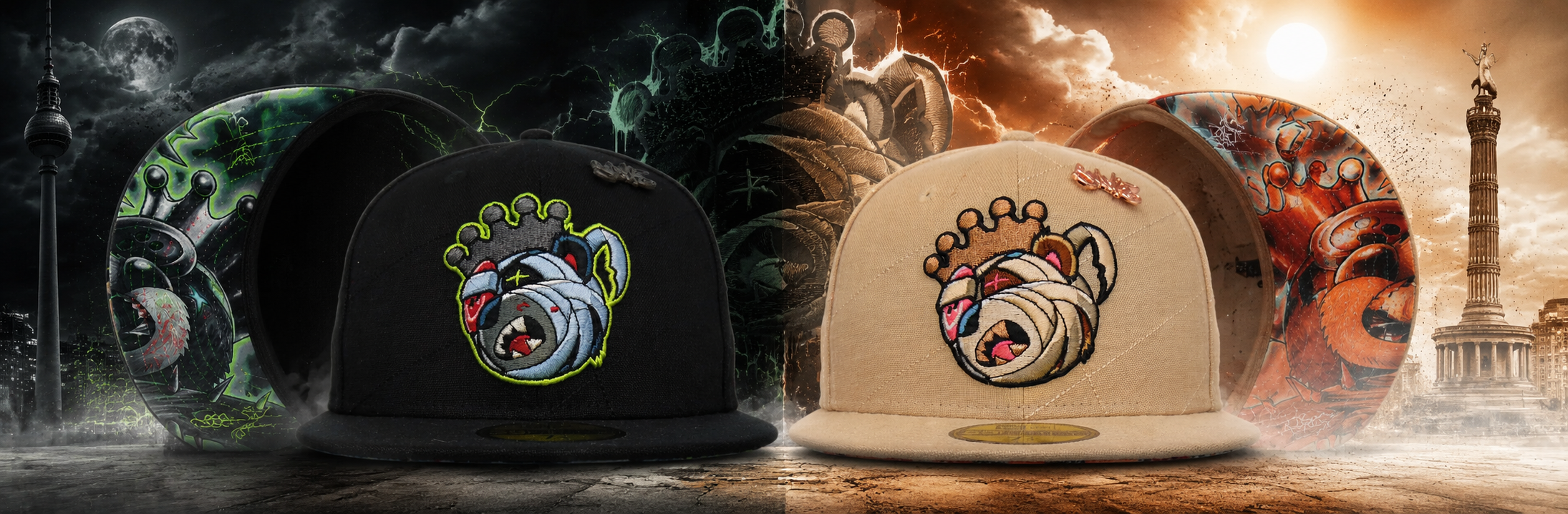 SKAM Day Night Cap World Exclusives Banner