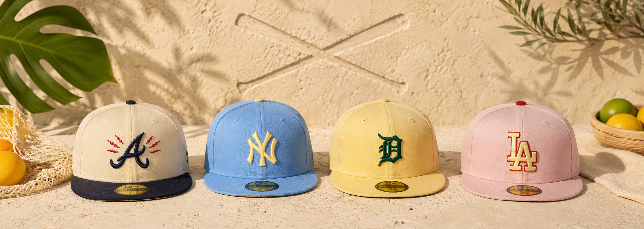 Summer Tones Caps Banner Custom New Era