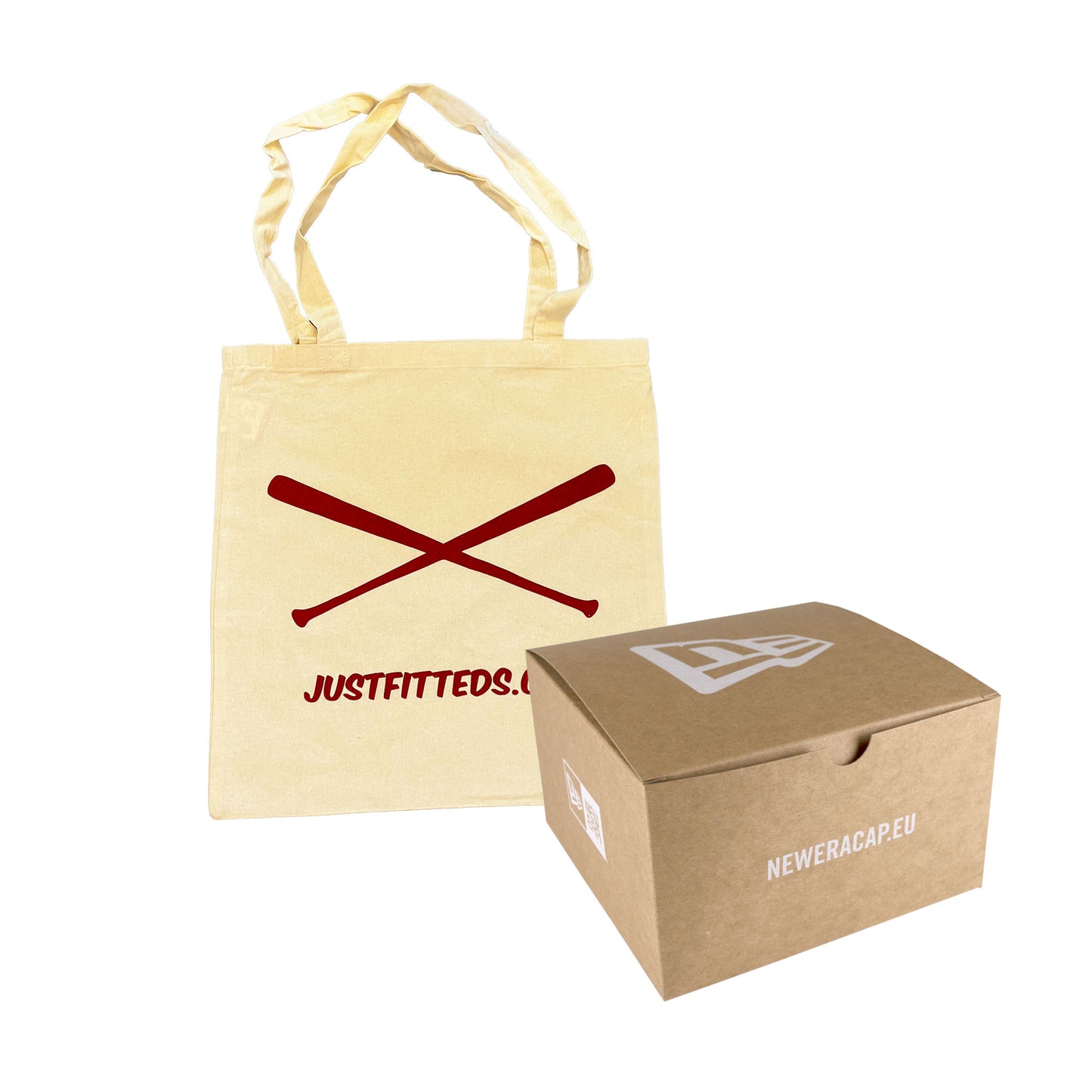 JustFitteds Cotton Canvas Tote Bag natural white