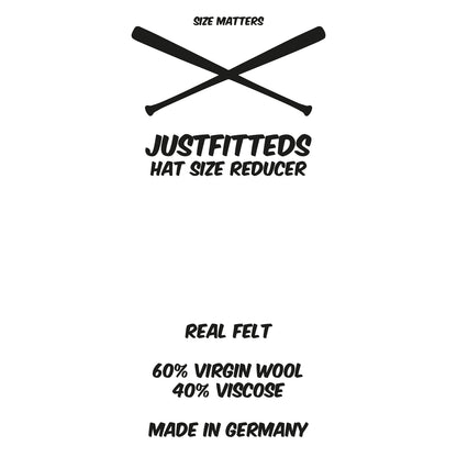 JustFitted Hatsize Reducer white Side View