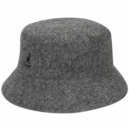 Kangol Wool Lahinch Bucket Flannel Grey grey Front View