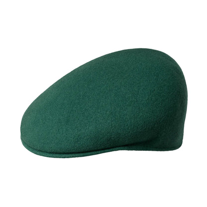 Kangol Wool 504 Cap Dark Emerald green Side View