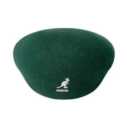 Kangol Wool 504 Cap Dark Emerald green Front View