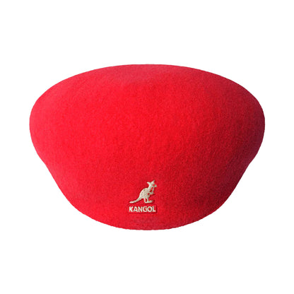 Kangol Wool 504 Cap Red red Front View