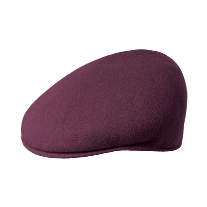 Kangol Wool 504 Cap Wine maroon Side View