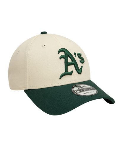 Oakland Athletics 9FORTY Adjustable New Era Cap Chrome Green