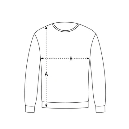 Nothing but JustFitteds Crewneck BRED black Back View