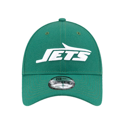 THE LEAGUE New York Jets 9FORTY New Era Cap green Front View