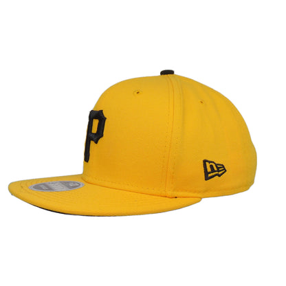 Pittsburgh Pirates Custom New Era 9FIFTY Snapback Cap yellow yellow Side View