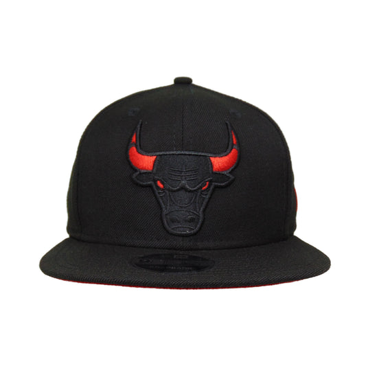 Chicago Bulls Custom New Era 9FIFTY Snapback Cap Black