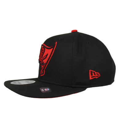 Tampa Bay Buccaneers Custom New Era 9FIFTY Snapback Cap Black black Side View
