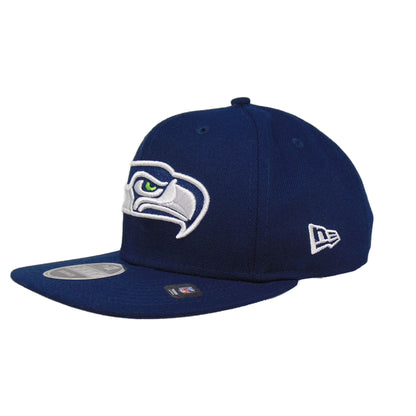 Seattle Seahawks Custom New Era 9FIFTY Snapback Cap blue blue Side View