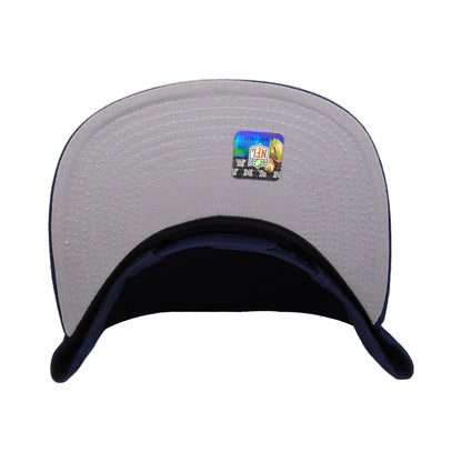 Seattle Seahawks Custom New Era 9FIFTY Snapback Cap blue blue Undervisor View