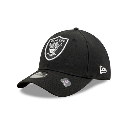 THE LEAGUE Las Vegas Raiders 9FORTY New Era Cap black 
white Side View