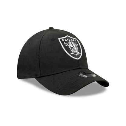 THE LEAGUE Las Vegas Raiders 9FORTY New Era Cap black 
white Undervisor View