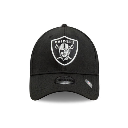 THE LEAGUE Las Vegas Raiders 9FORTY New Era Cap black 
white Front View