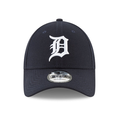 THE LEAGUE Detroit Tigers 9FORTY New Era Cap navy
white Front View