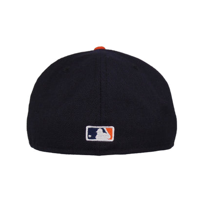 Detroit Tigers Custom New Era 59FIFTY Cap Game 2006 wool Road navy Back View