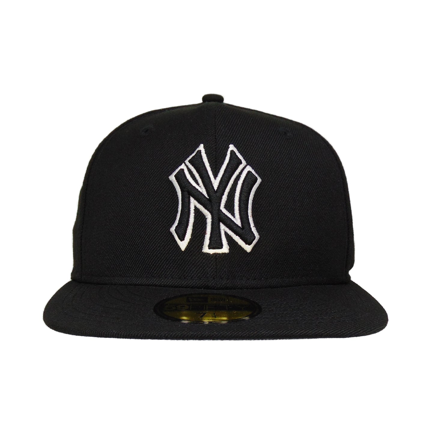 New York Yankees Custom New Era 59FIFTY Cap Black outline