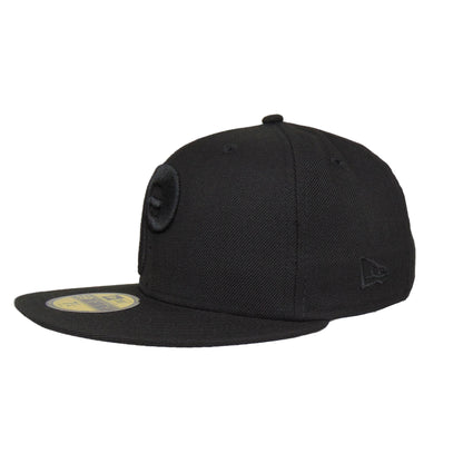 Philadelphia Phillies Custom New Era 59FIFTY Cap Blackout navy Side View