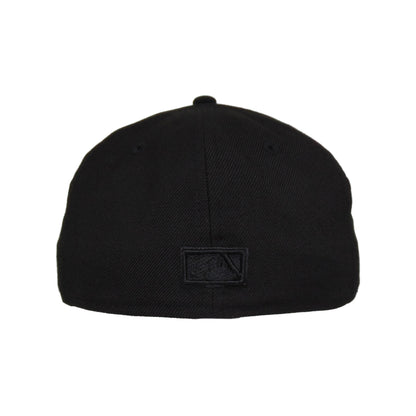 Philadelphia Phillies Custom New Era 59FIFTY Cap Blackout navy Back View