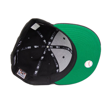 Los Angeles Dodgers Custom New Era 59FIFTY Cap Black 100th black Additional View