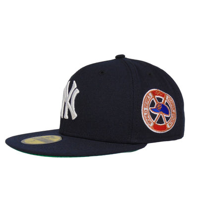 New York Yankees Custom New Era 59FIFTY Cap Navy WS1961 navy Back View