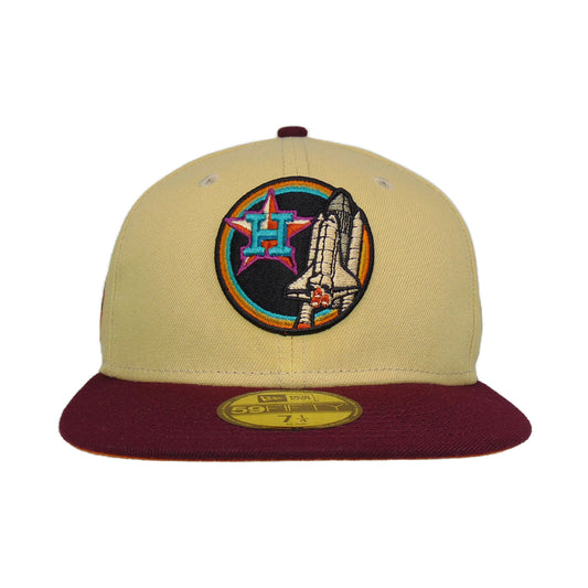 Houston Astros Custom New Era Cap Vegas gold Apollo 11