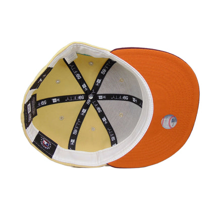 Houston Astros Custom New Era Cap Vegas gold Apollo 11 beige Additional View