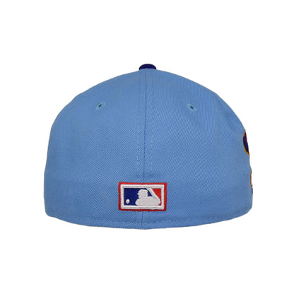Brooklyn Dodgers custom New Era 59FIFTY Cap sky Ebbets Field sky blue
blue Undervisor View