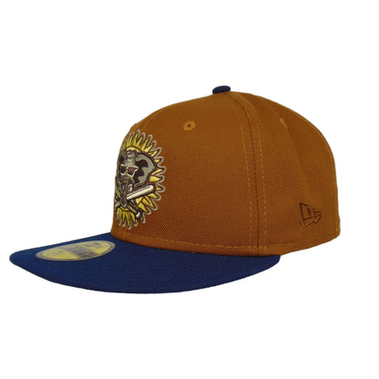 Oakland Athletics Custom New Era Cap Peanut Blue 1989 peanut
blue Back View