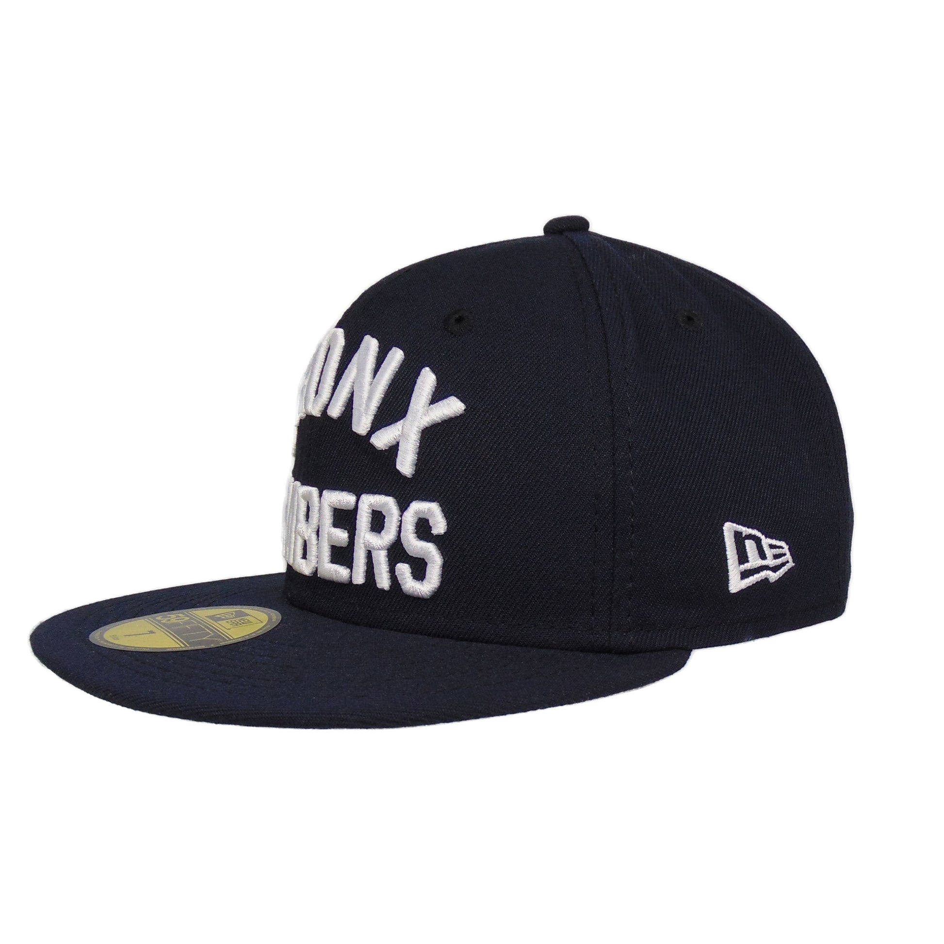 New Era New York Yankees with bronx bombers logo in white