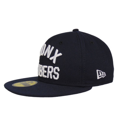 New York Yankees Custom New Era Cap Bronx Bombers Glow navy Back View