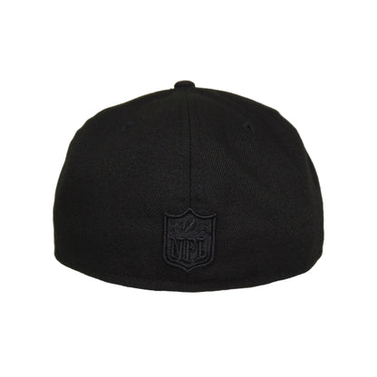 Tampa Bay Buccaneers Custom New Era 59FIFTY Cap Blackout beige
brown Back View