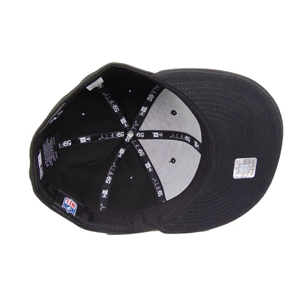 Tampa Bay Buccaneers Custom New Era 59FIFTY Cap Blackout beige
brown Undervisor View