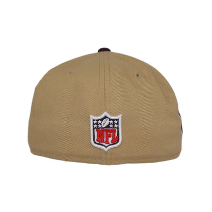 Tampa Bay Buccaneers Custom New Era 59FIFTY Cap Camel beige
brown Undervisor View