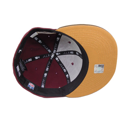 Kansas City Chiefs Custom New Era 59FIFTY Cap maroon 40th maroon
brown Additional View