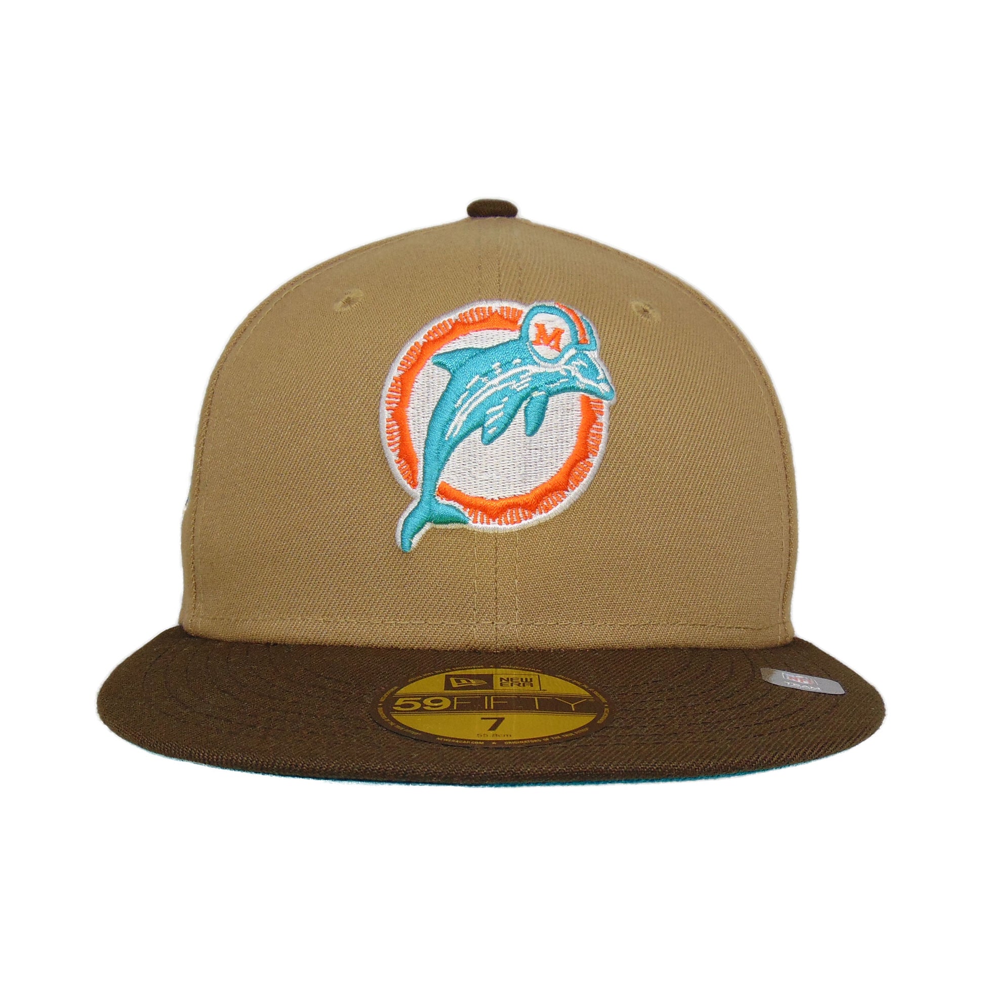 Miami Dolphins Custom New Era 59FIFTY Cap Hawaii 1999 – JustFitteds