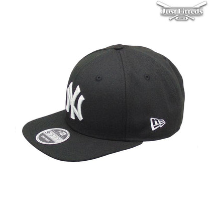 New York Yankees Custom NE Snap Cap Black black Side View