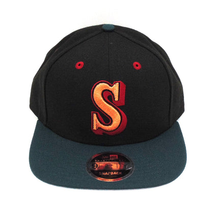 Seattle Mariners Custom New Era Snapback Cap Black green
black  Front View