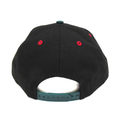 Seattle Mariners Custom New Era Snapback Cap Black green
black  Back View