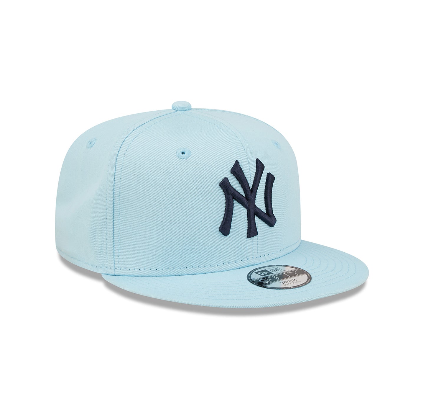 New Yankees New Era 9Fifty YOUTH Snap back Cap sky blue