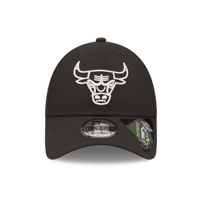Chicago Bulls 9FORTY New Era Cap black REPREVE black Front View