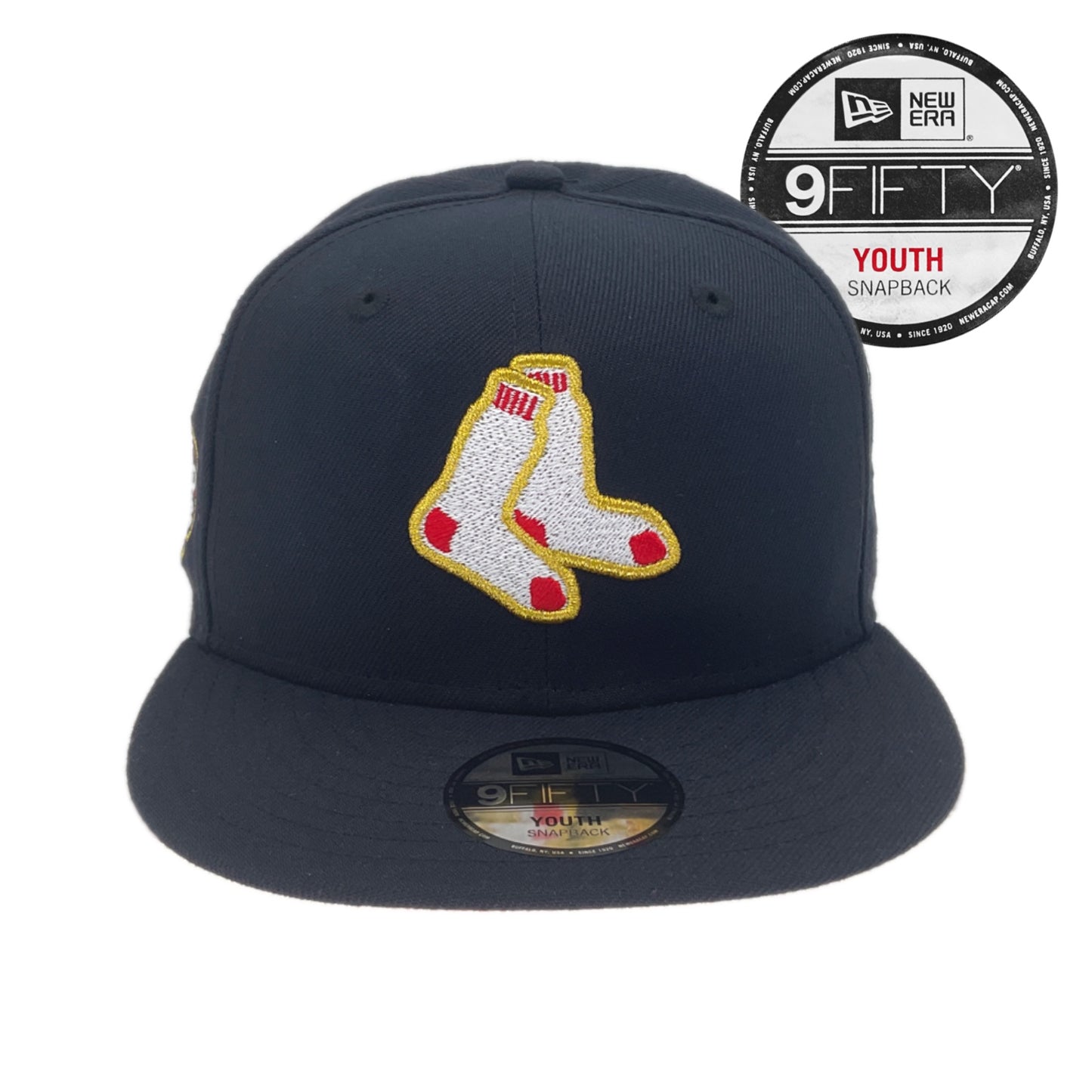 Boston Red Sox Custom New Era 9Fifty YOUTH Snap back Cap Navy