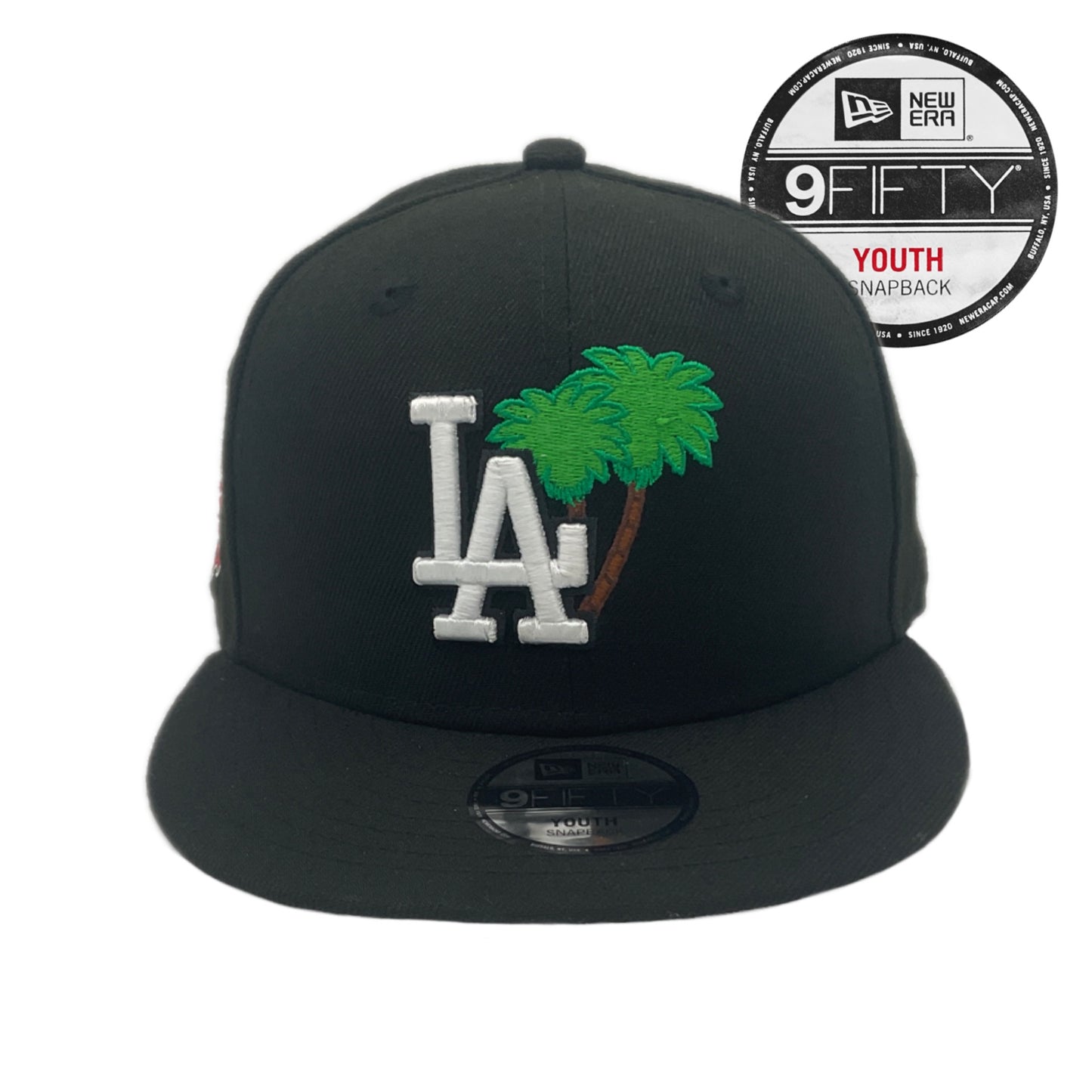 Los Angeles Dodgers Cooperstown 9Fifty YOUTH New Era Snap Back Black