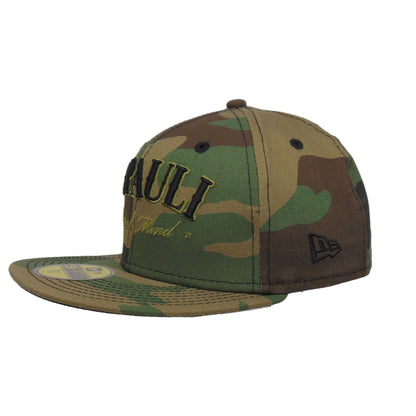 St. Pauli JF Exclusive New Era 59FIFTY Cap Camo Woodland Camo Side View