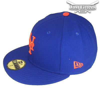 New York Mets Authentic New Era 59FIFTY Cap Royal blue Side View